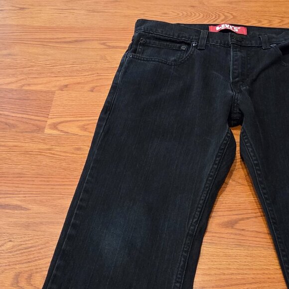 Levis 511 Boys Jeans Sz 16 Reg Black Night Skinny Fit Back to School 28x28 - Picture 3 of 15